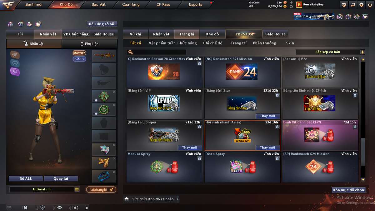 shop acc cf uy tin gia re